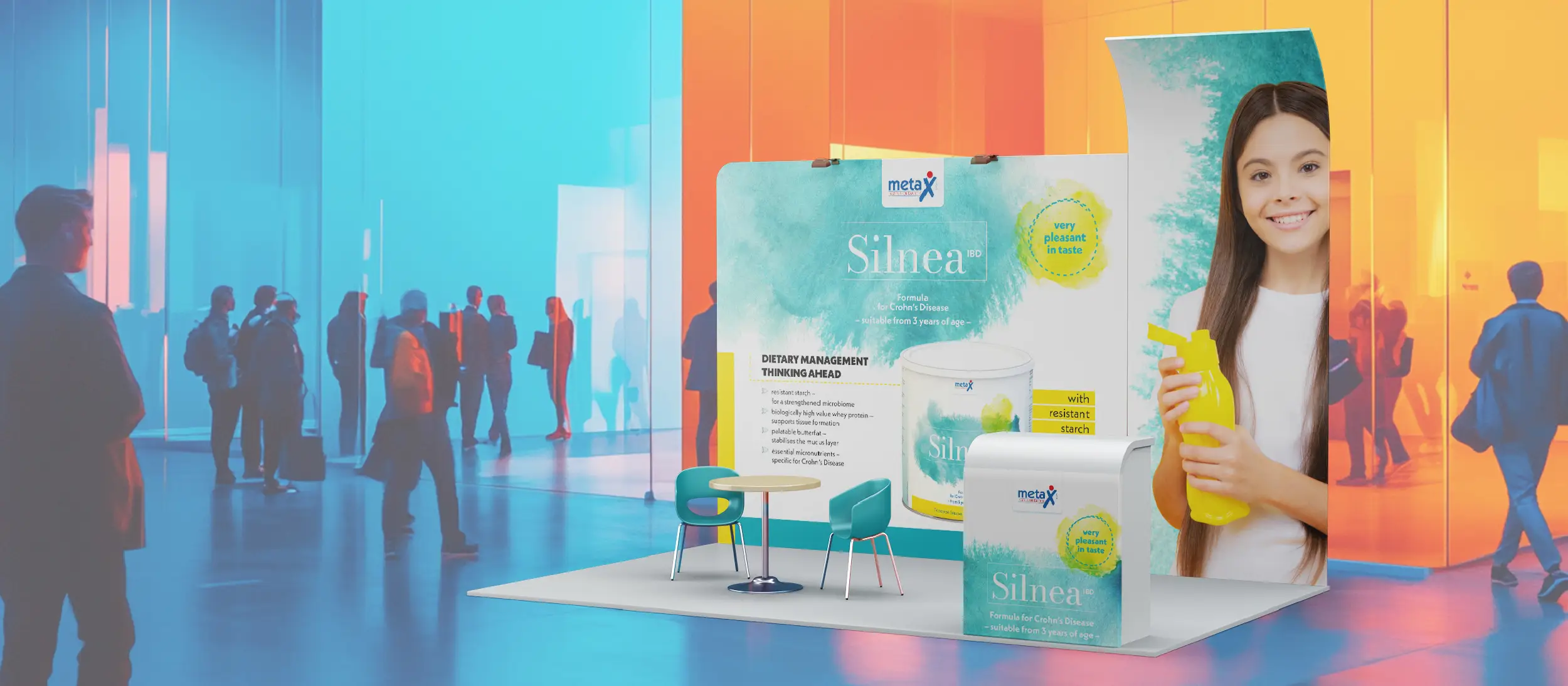 progettazione stand, graphic design, fiere, metax